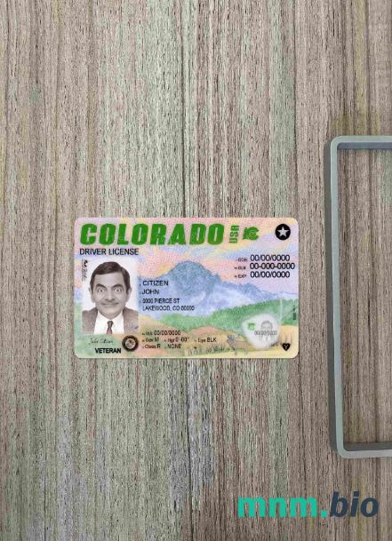 USA Kolorado prawo jazdy 2022-obecnie photolook